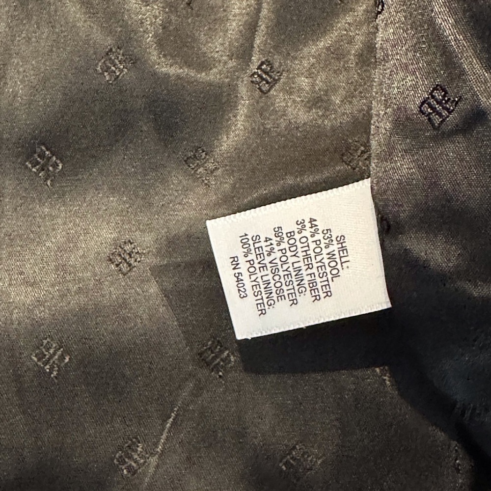 NWOT Banana Republic Cobalt Blue Wool Structured Walking City Coat Size Small - Picture 8 of 12